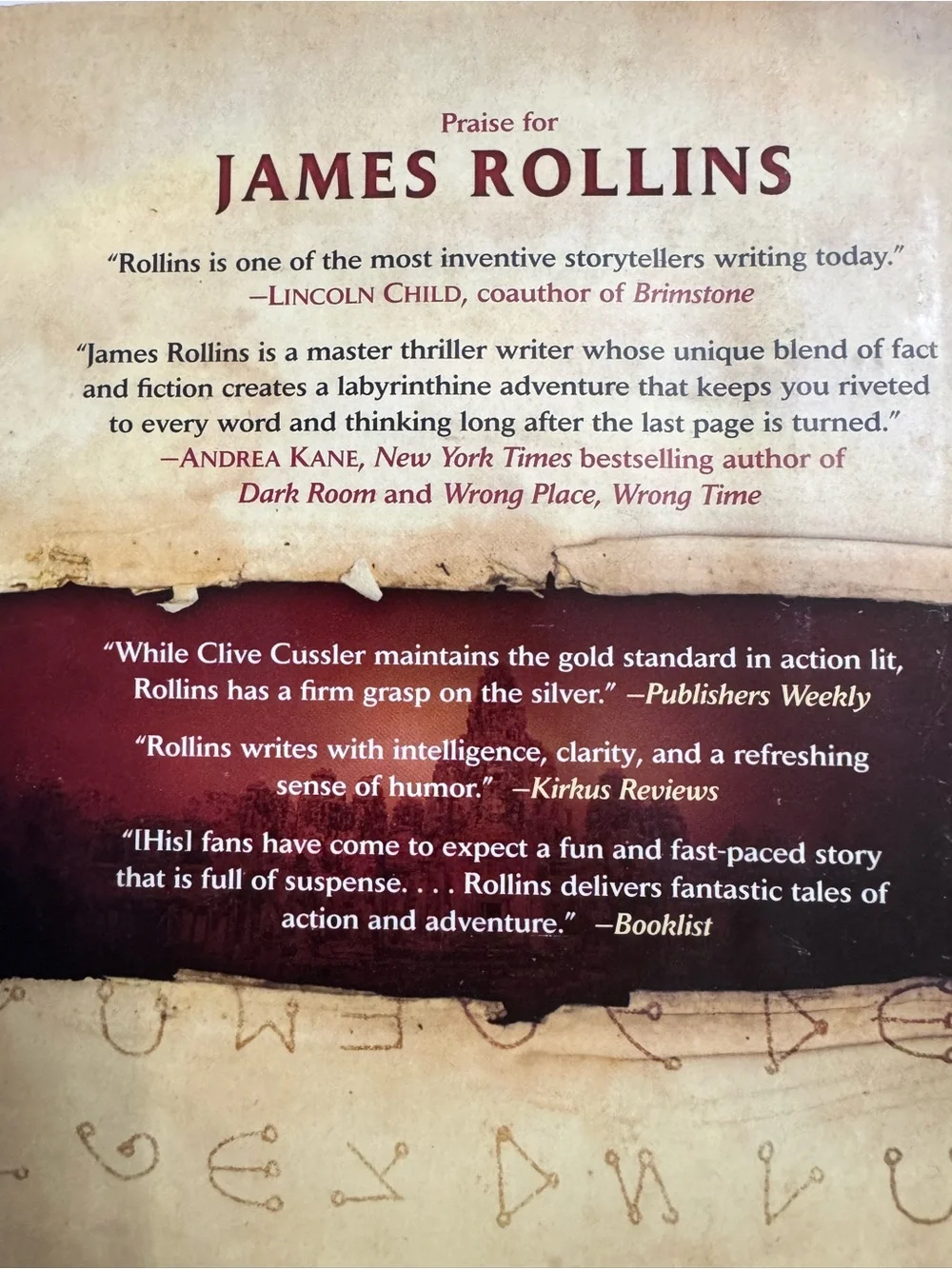 James Rollins bundle of 3
